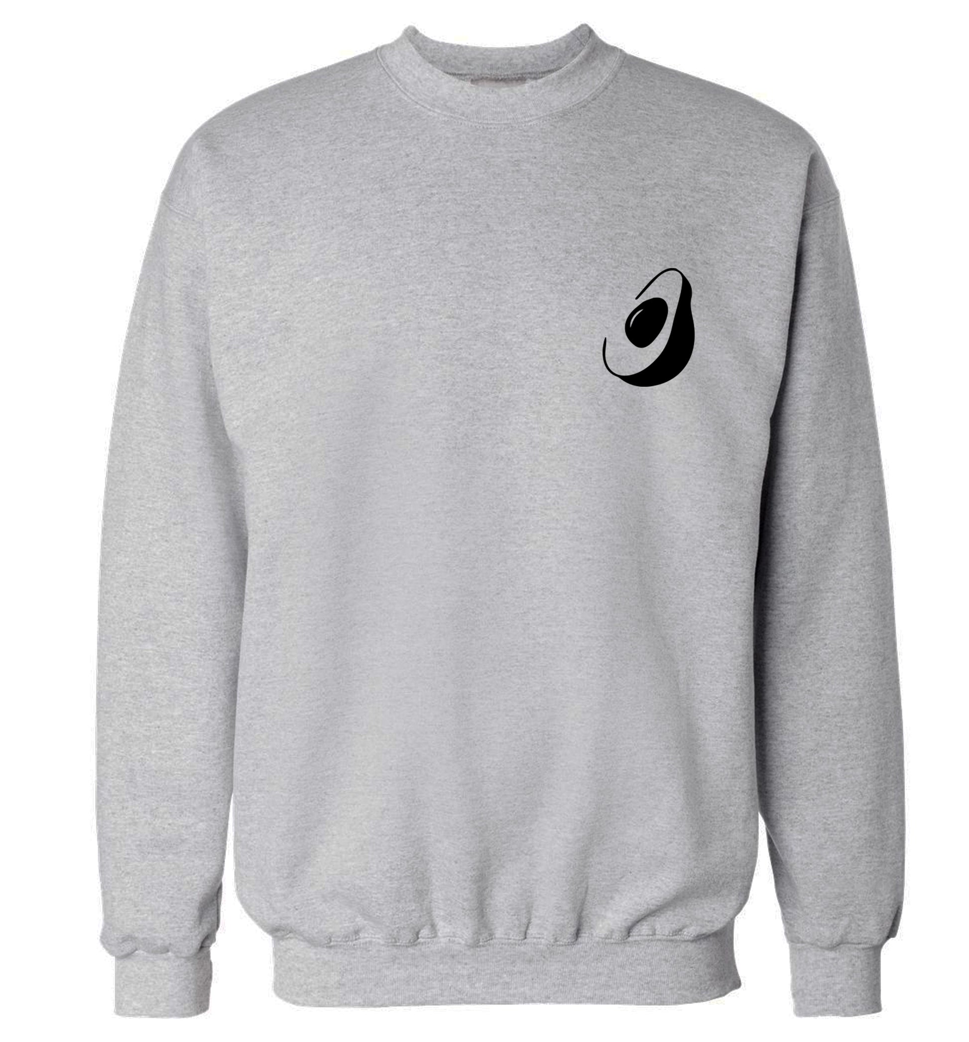 Avocado pocket Adult's unisex grey Sweater 2XL