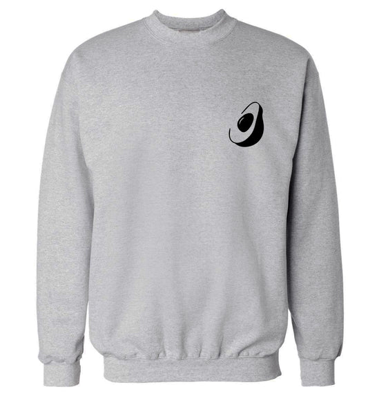 Avocado pocket Adult's unisex grey Sweater 2XL