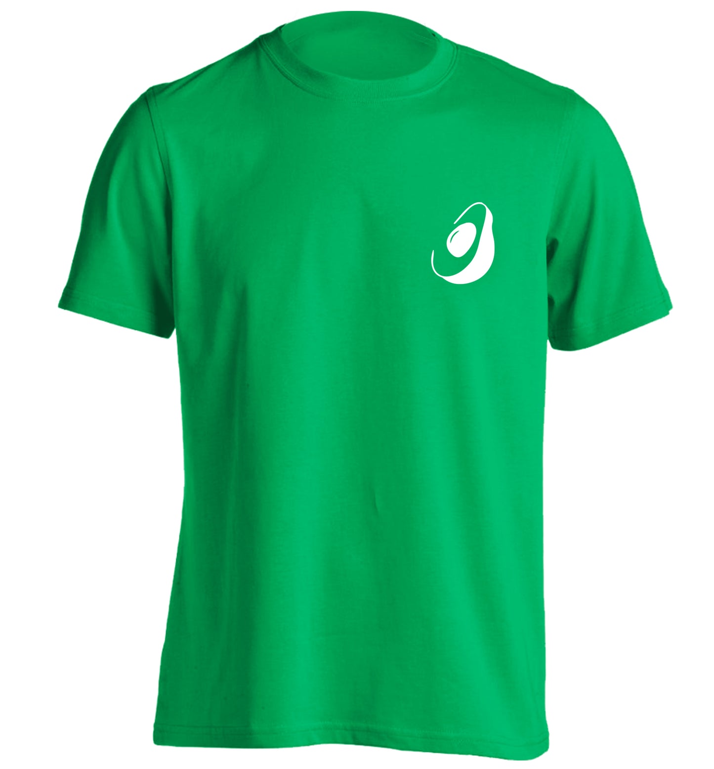 Avocado pocket adults unisex green Tshirt 2XL