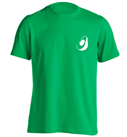 Avocado pocket adults unisex green Tshirt 2XL