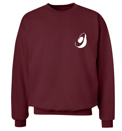 Avocado pocket Adult's unisex maroon Sweater 2XL