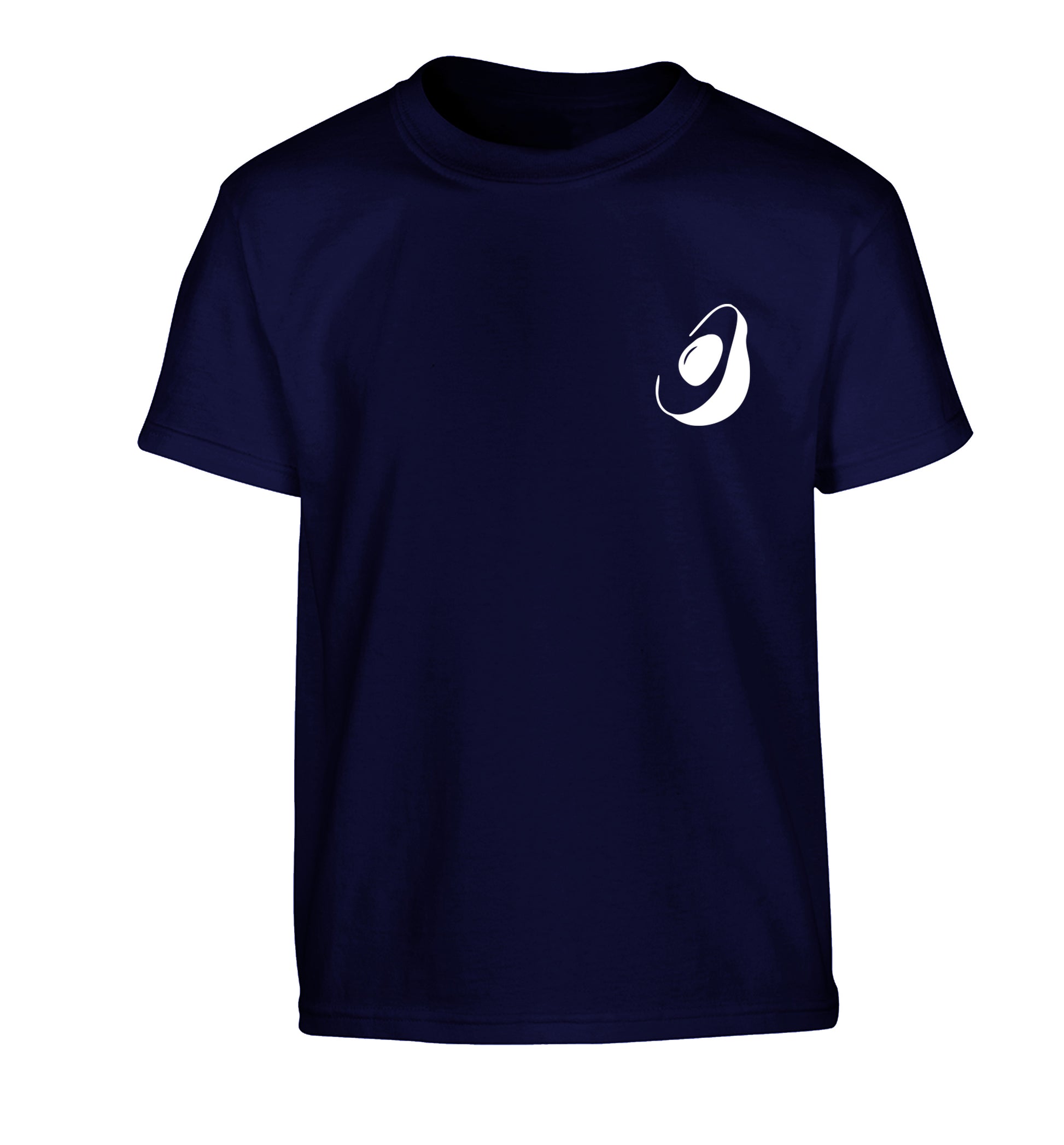 Avocado pocket Children's navy Tshirt 12-13 Years