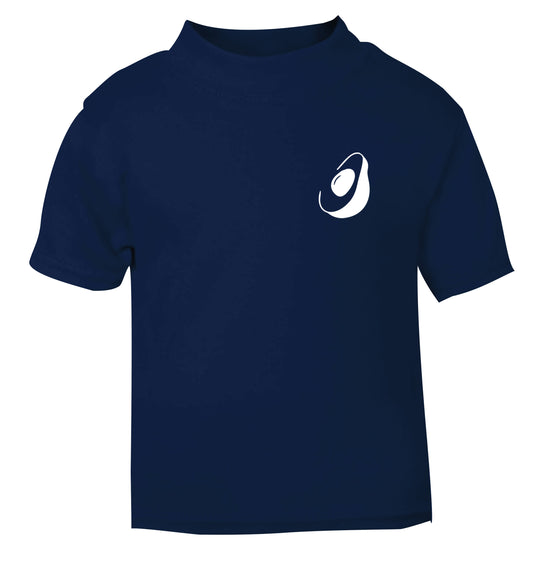 Avocado pocket navy Baby Toddler Tshirt 2 Years
