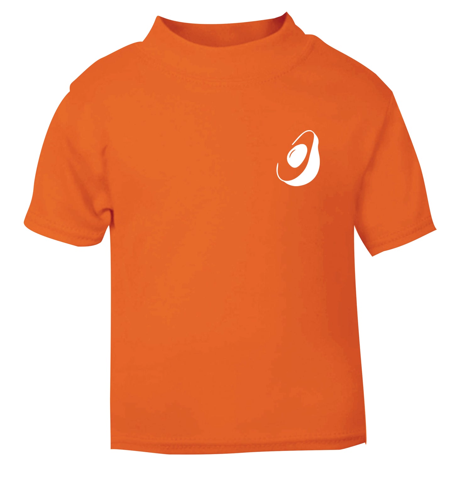 Avocado pocket orange Baby Toddler Tshirt 2 Years