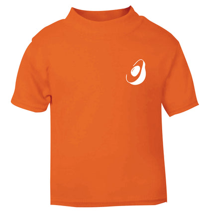 Avocado pocket orange Baby Toddler Tshirt 2 Years
