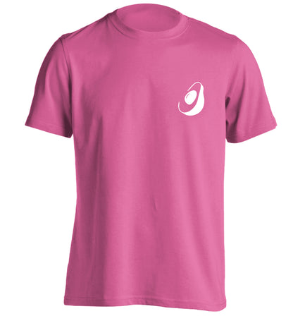Avocado pocket adults unisex pink Tshirt 2XL