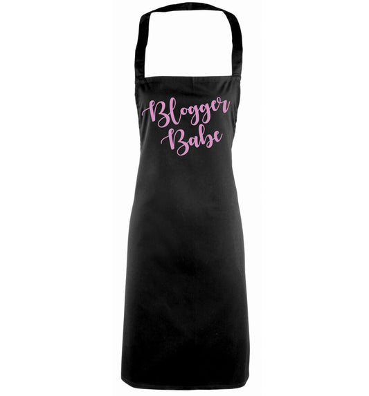 Blogger babe black apron