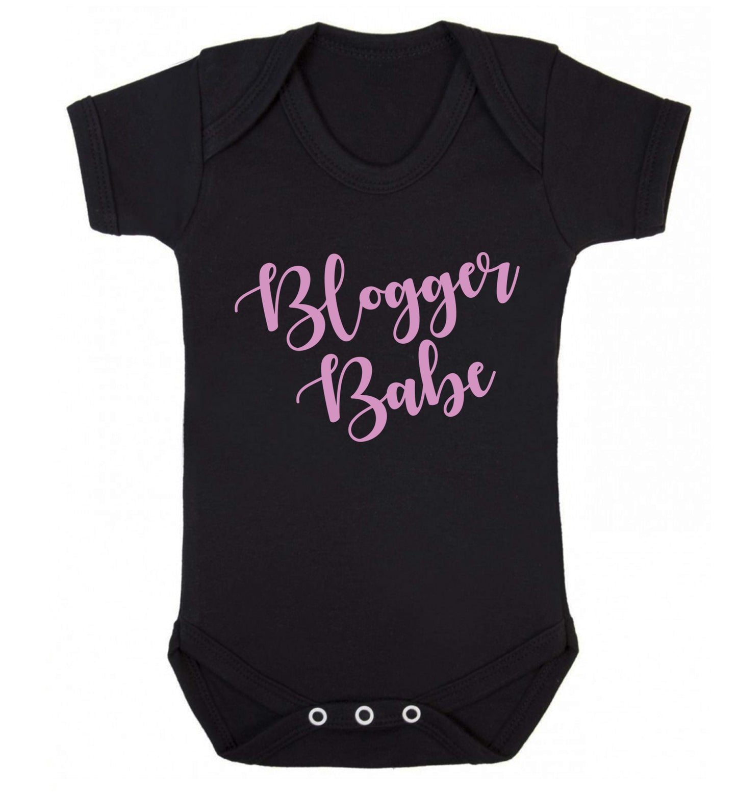 Blogger babe Baby Vest black 18-24 months
