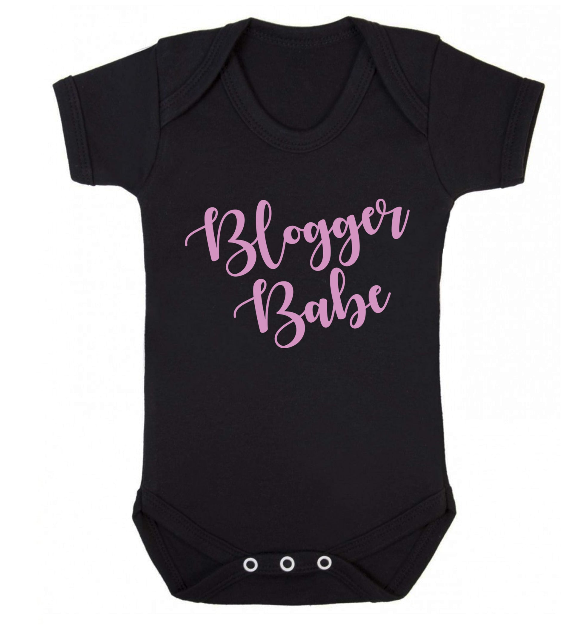 Blogger babe Baby Vest black 18-24 months