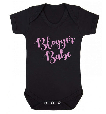 Blogger babe Baby Vest black 18-24 months