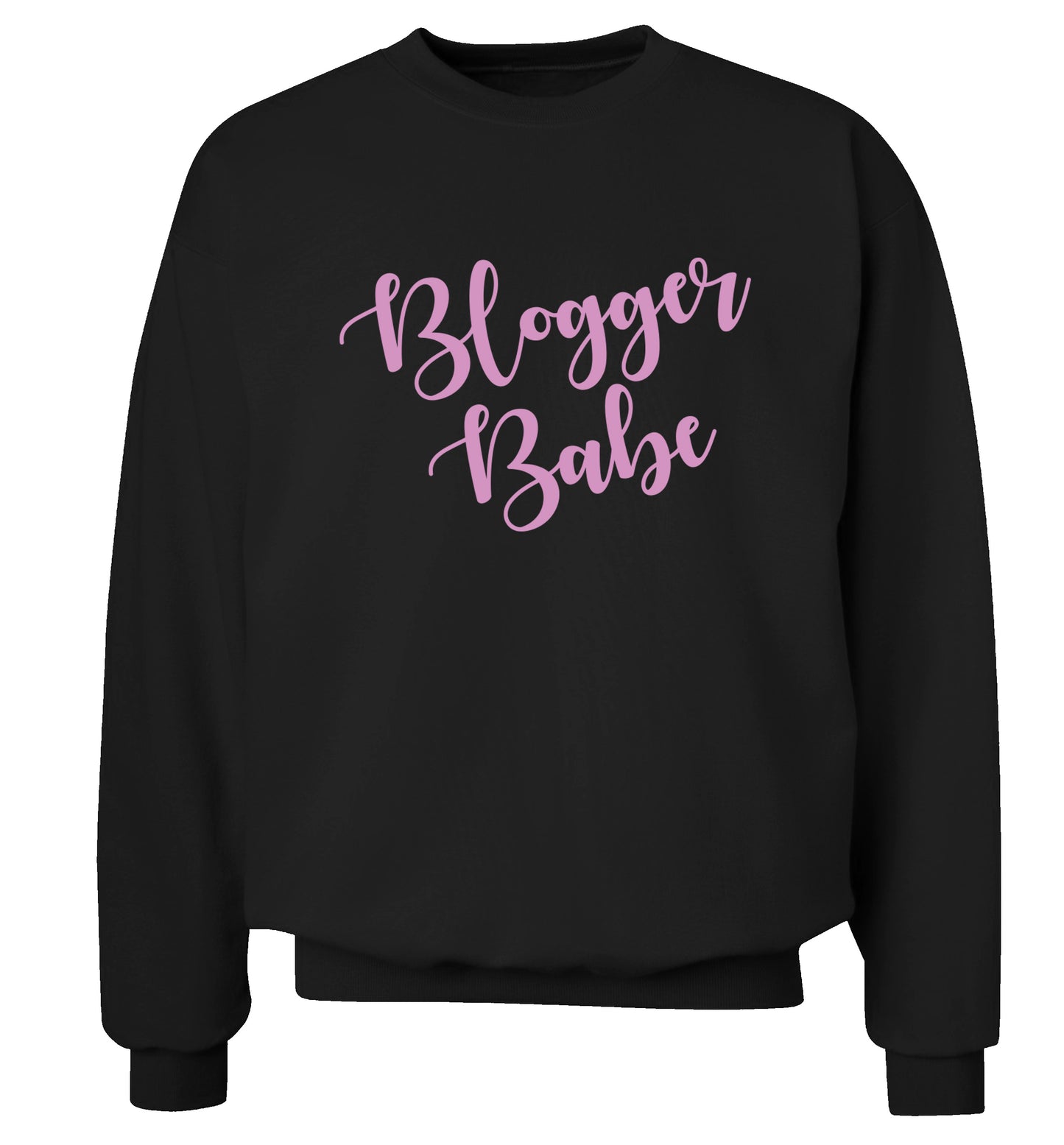 Blogger babe Adult's unisex black Sweater 2XL
