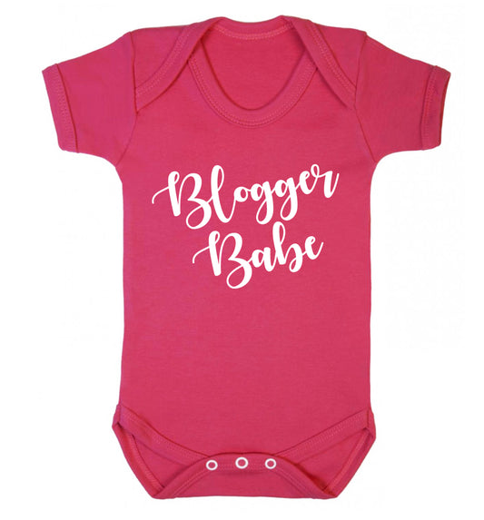Blogger babe Baby Vest dark pink 18-24 months