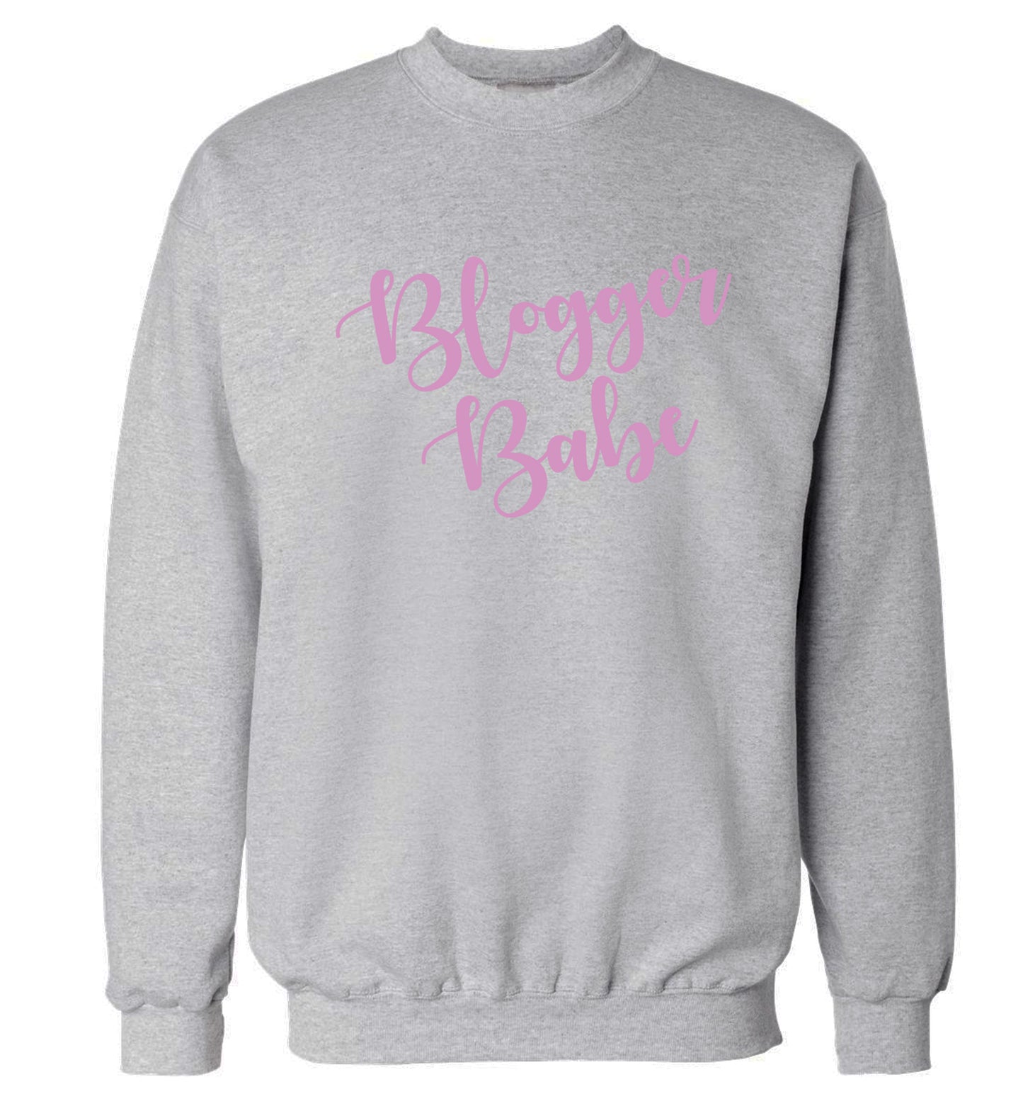Blogger babe Adult's unisex grey Sweater 2XL