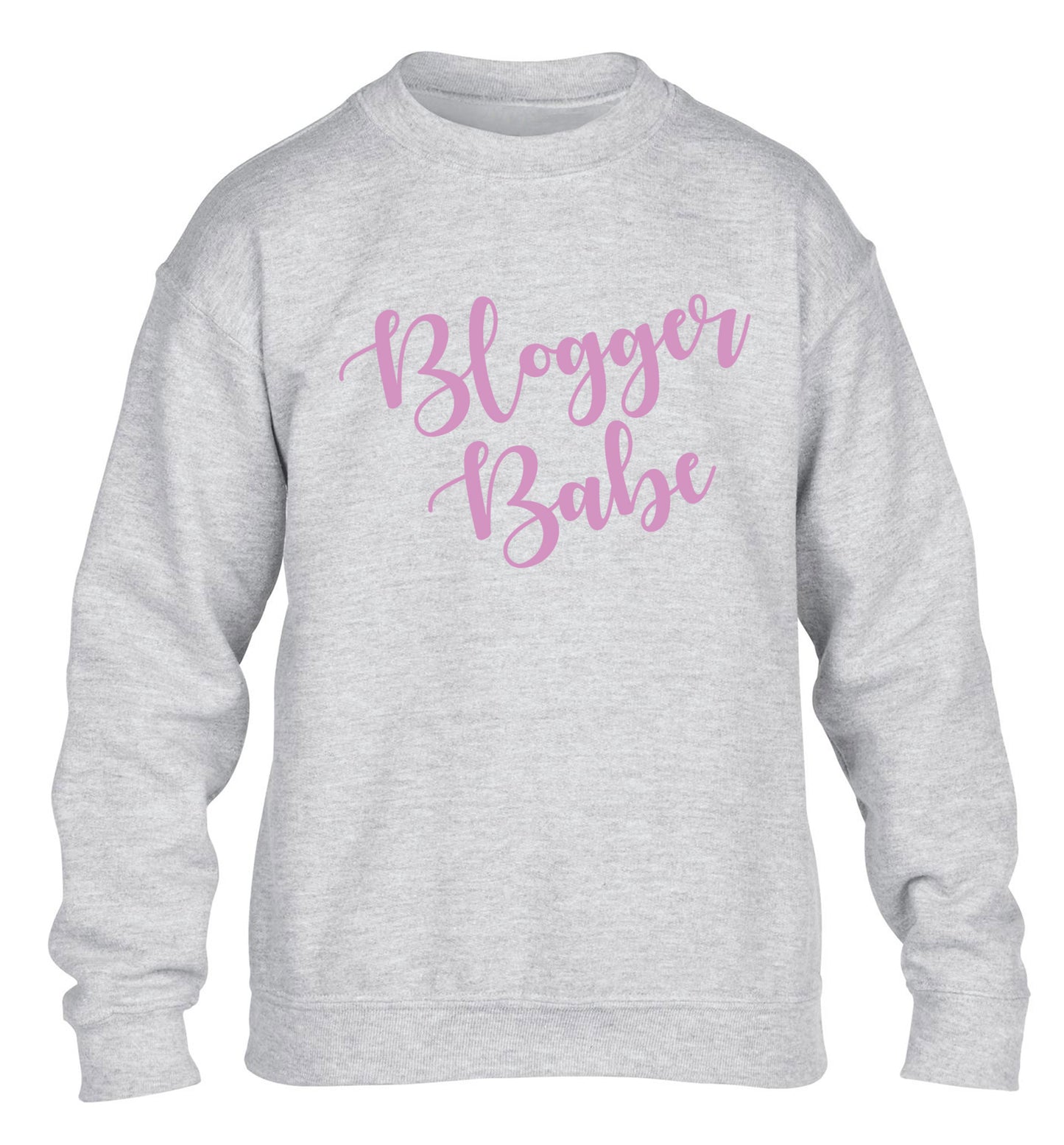 Blogger babe children's grey sweater 12-13 Years