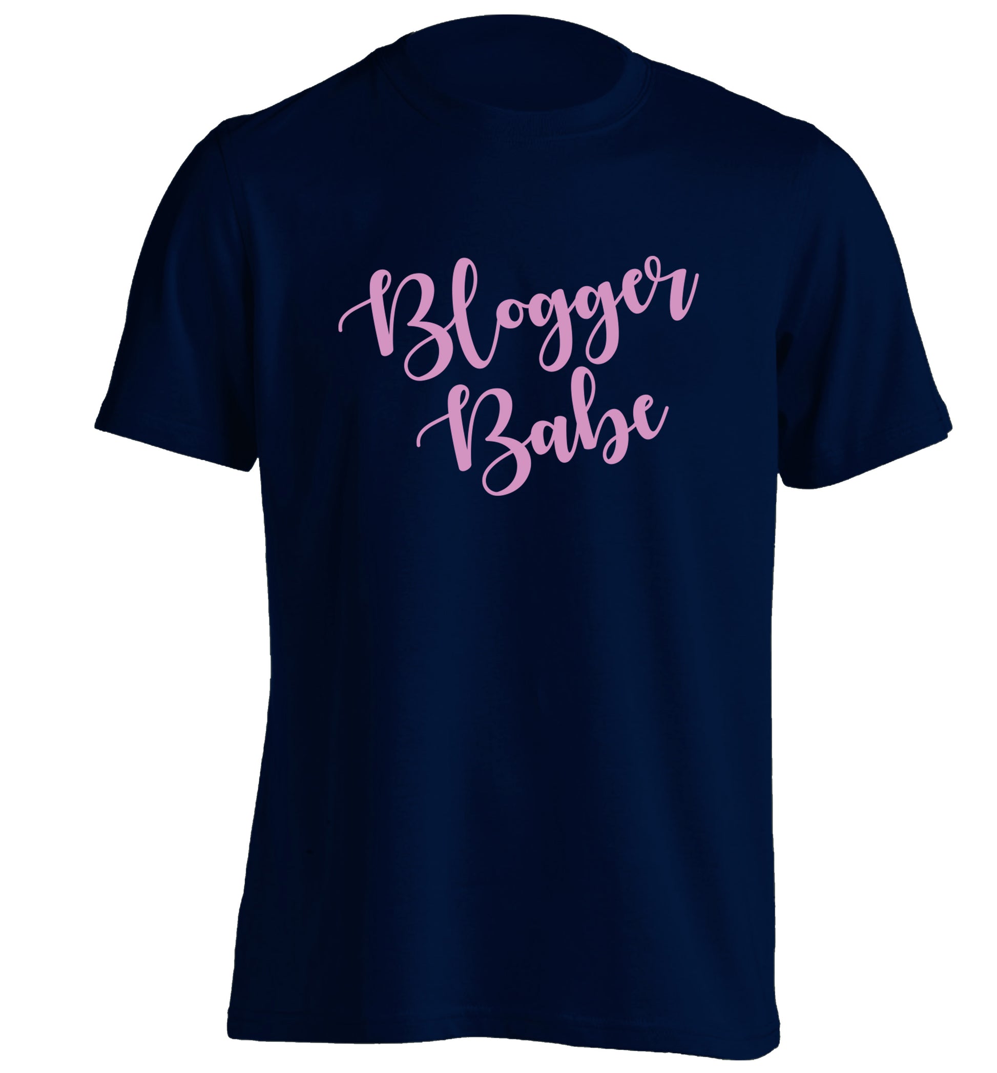 Blogger babe adults unisex navy Tshirt 2XL