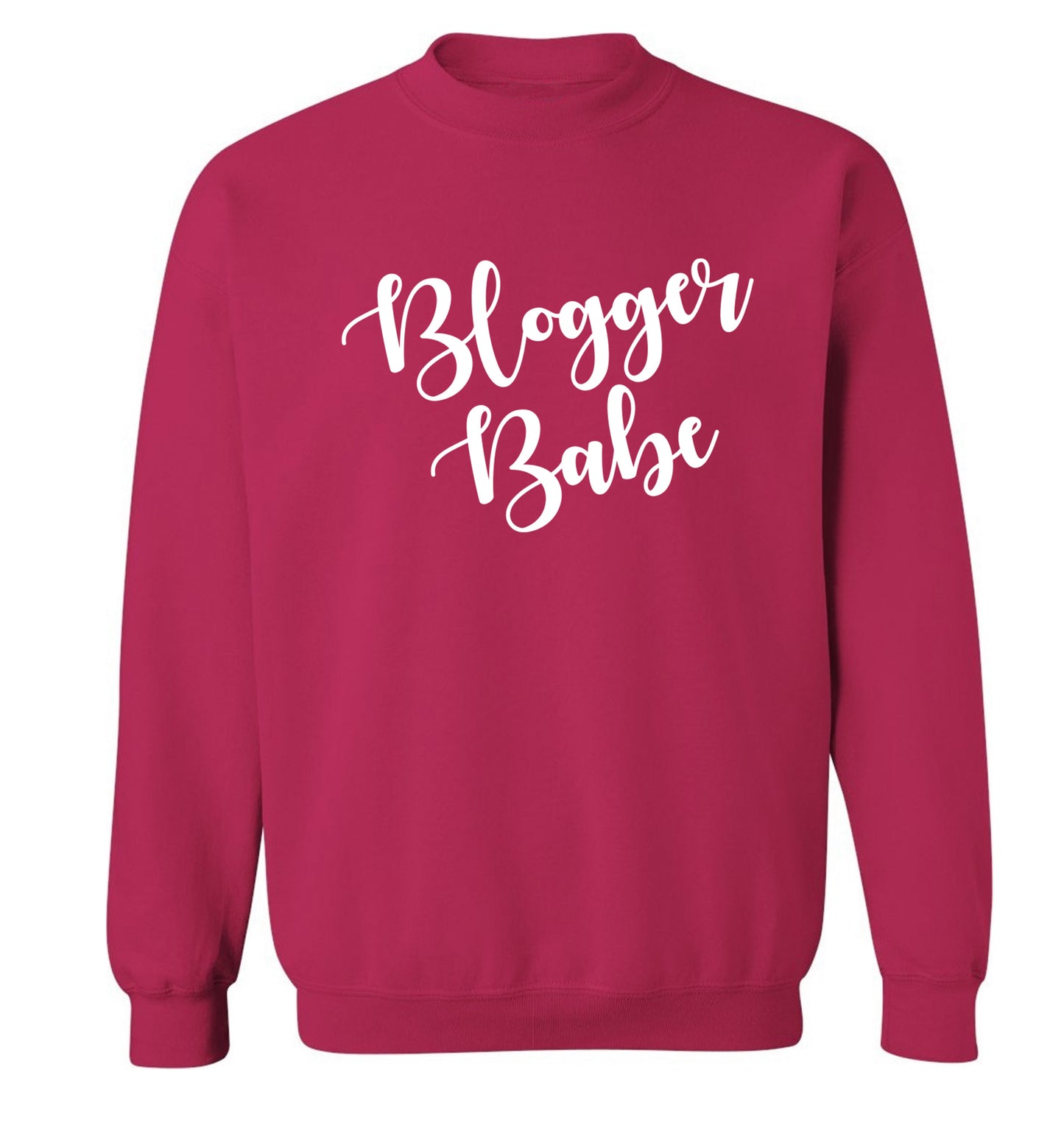 Blogger babe Adult's unisex pink Sweater 2XL