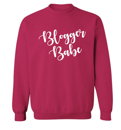 Blogger babe Adult's unisex pink Sweater 2XL