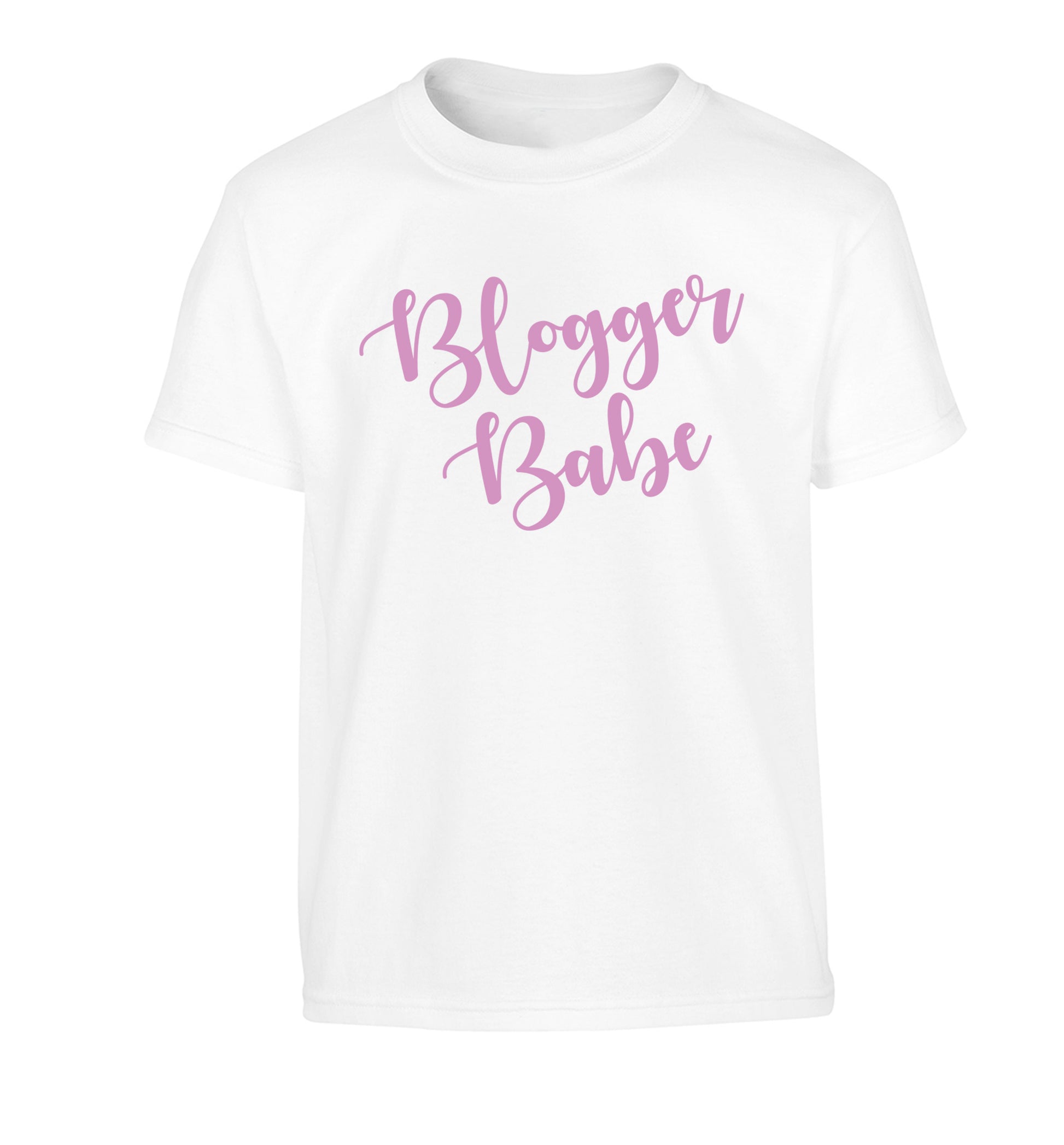 Blogger babe Children's white Tshirt 12-13 Years