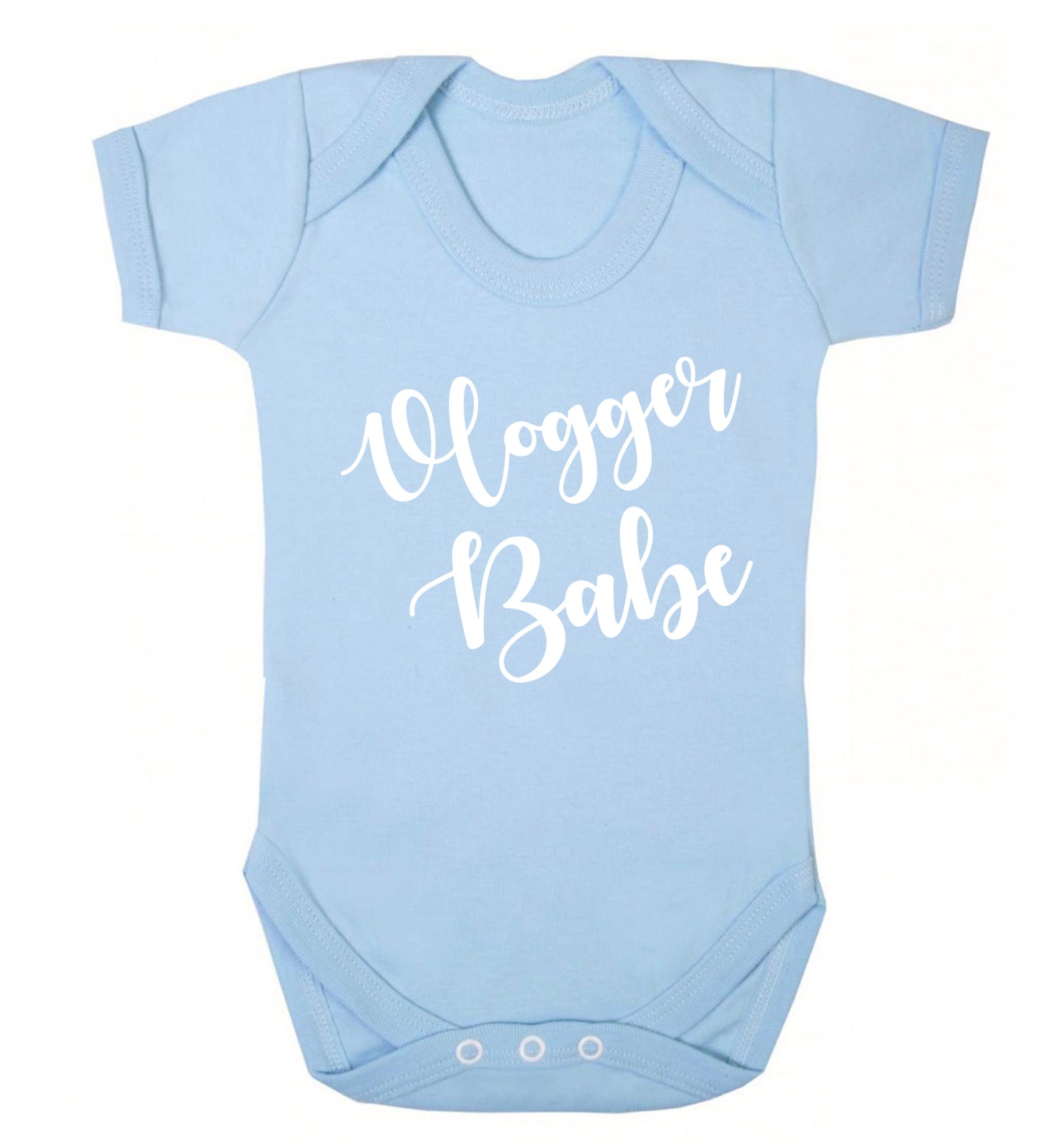 Vlogger Babe Baby Vest pale blue 18-24 months