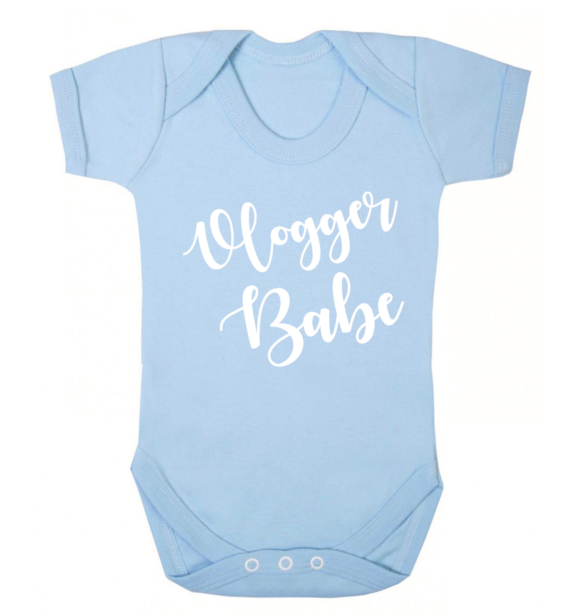 Vlogger Babe Baby Vest pale blue 18-24 months