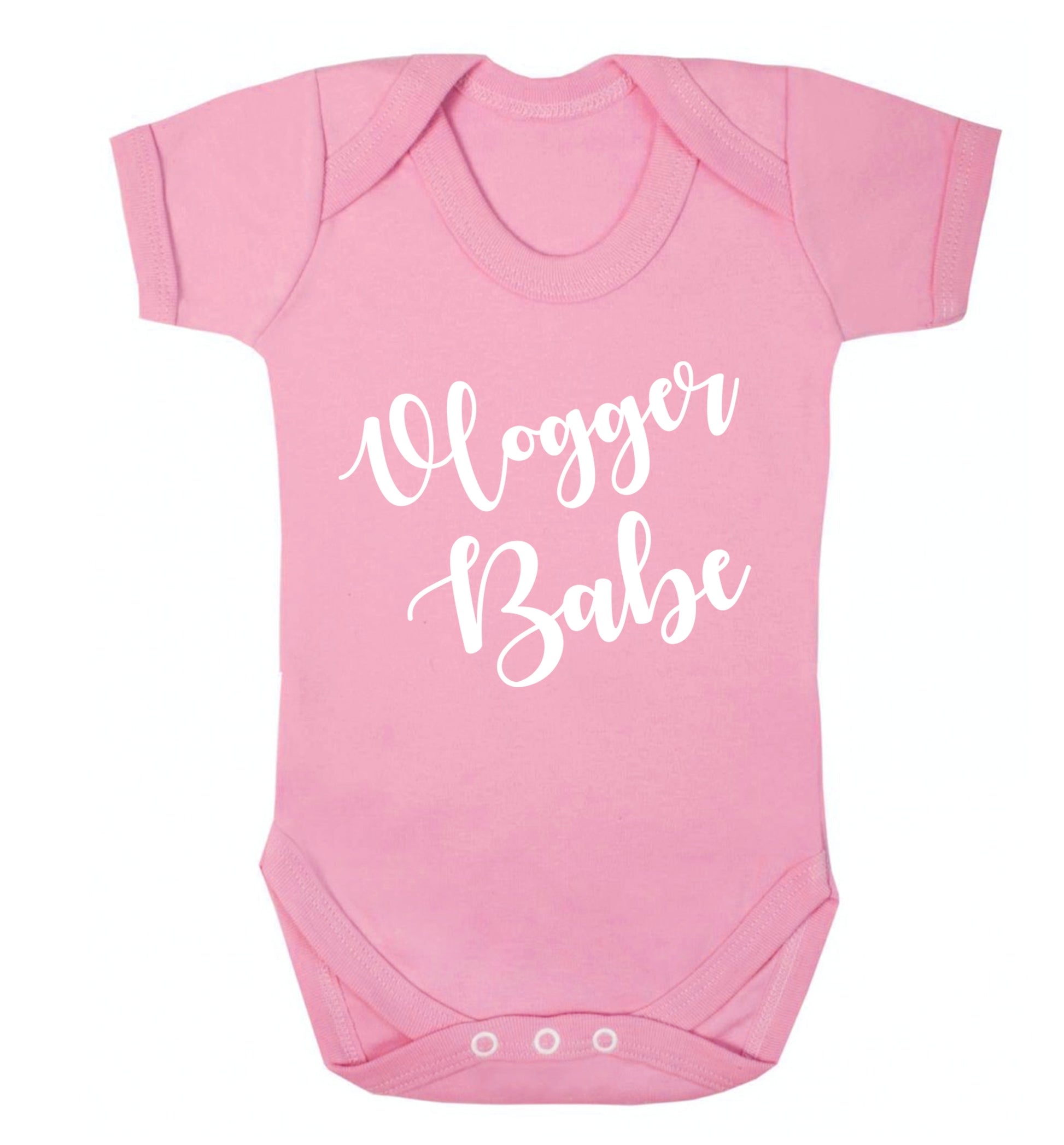 Vlogger Babe Baby Vest pale pink 18-24 months