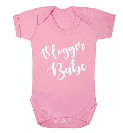 Vlogger Babe Baby Vest pale pink 18-24 months