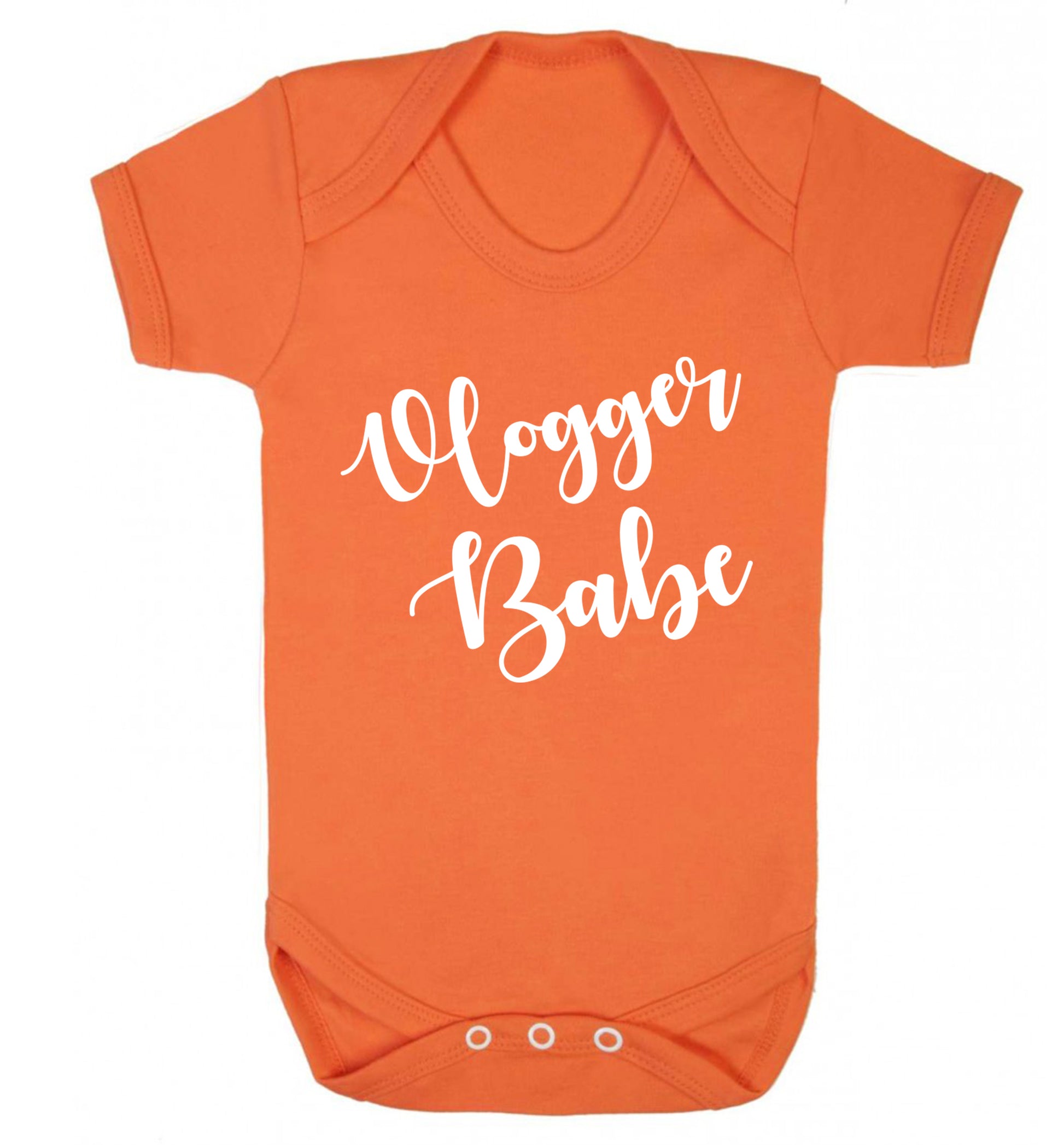 Vlogger Babe Baby Vest orange 18-24 months