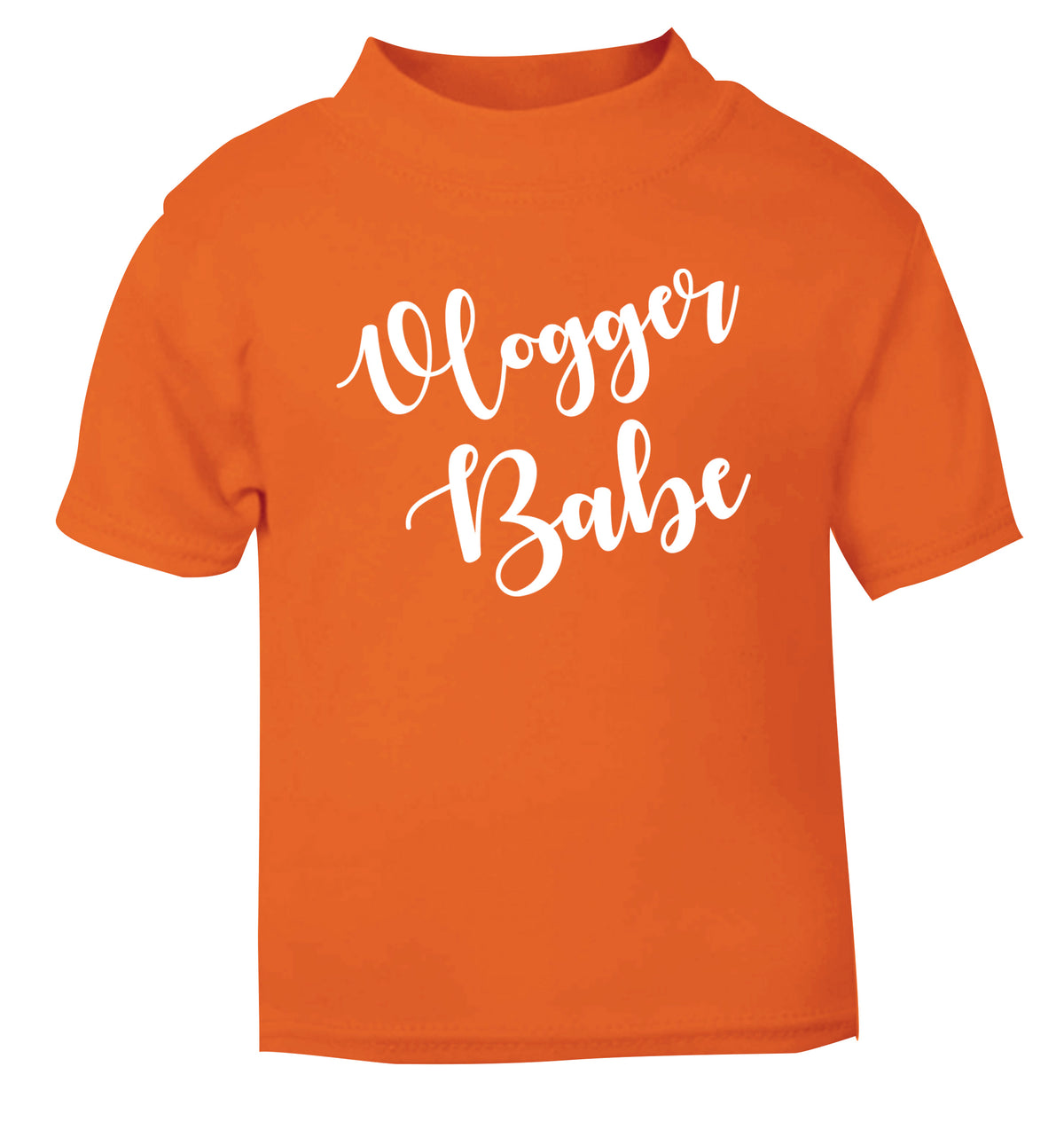 Vlogger Babe orange Baby Toddler Tshirt 2 Years