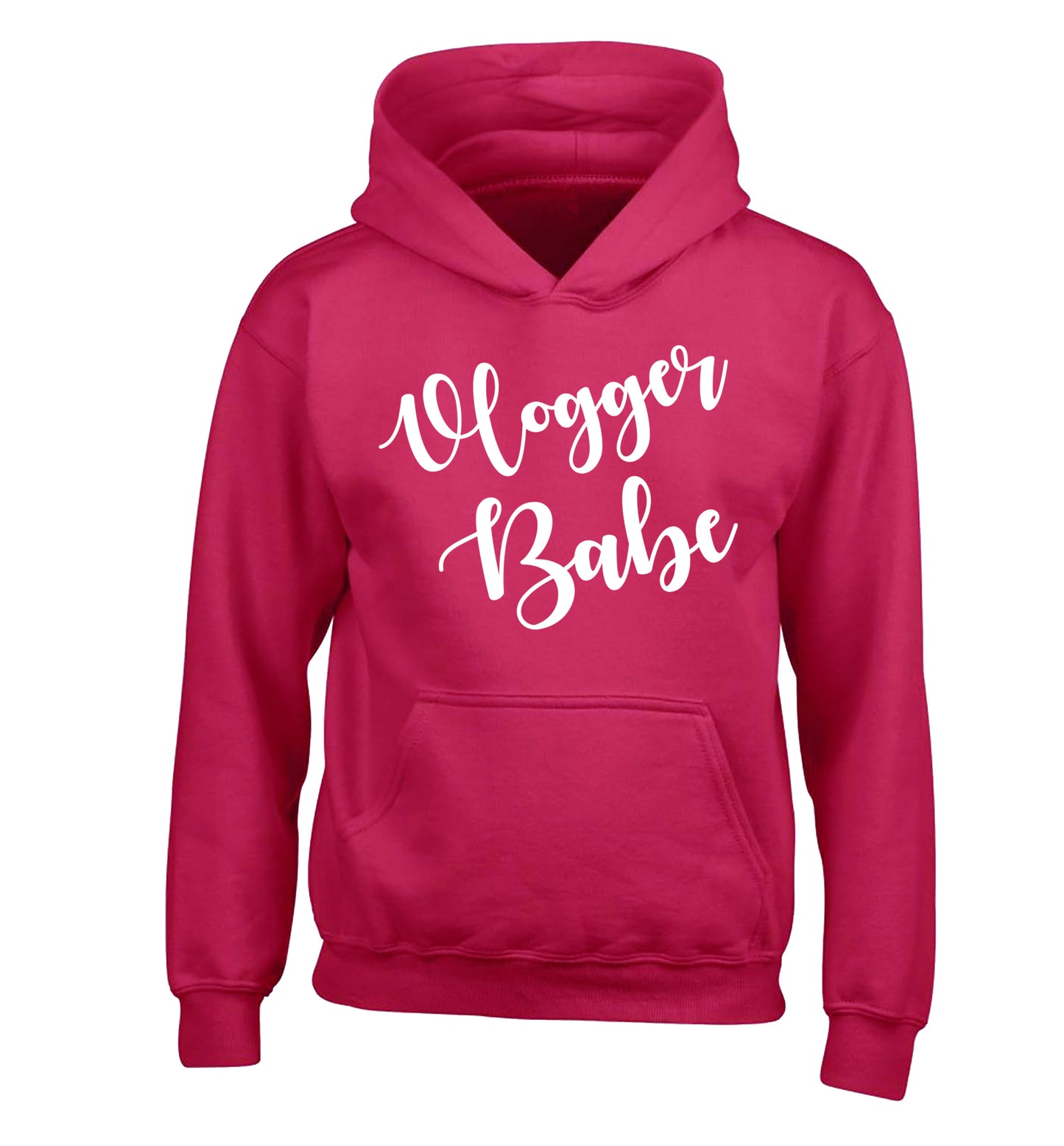 Vlogger Babe children's pink hoodie 12-13 Years