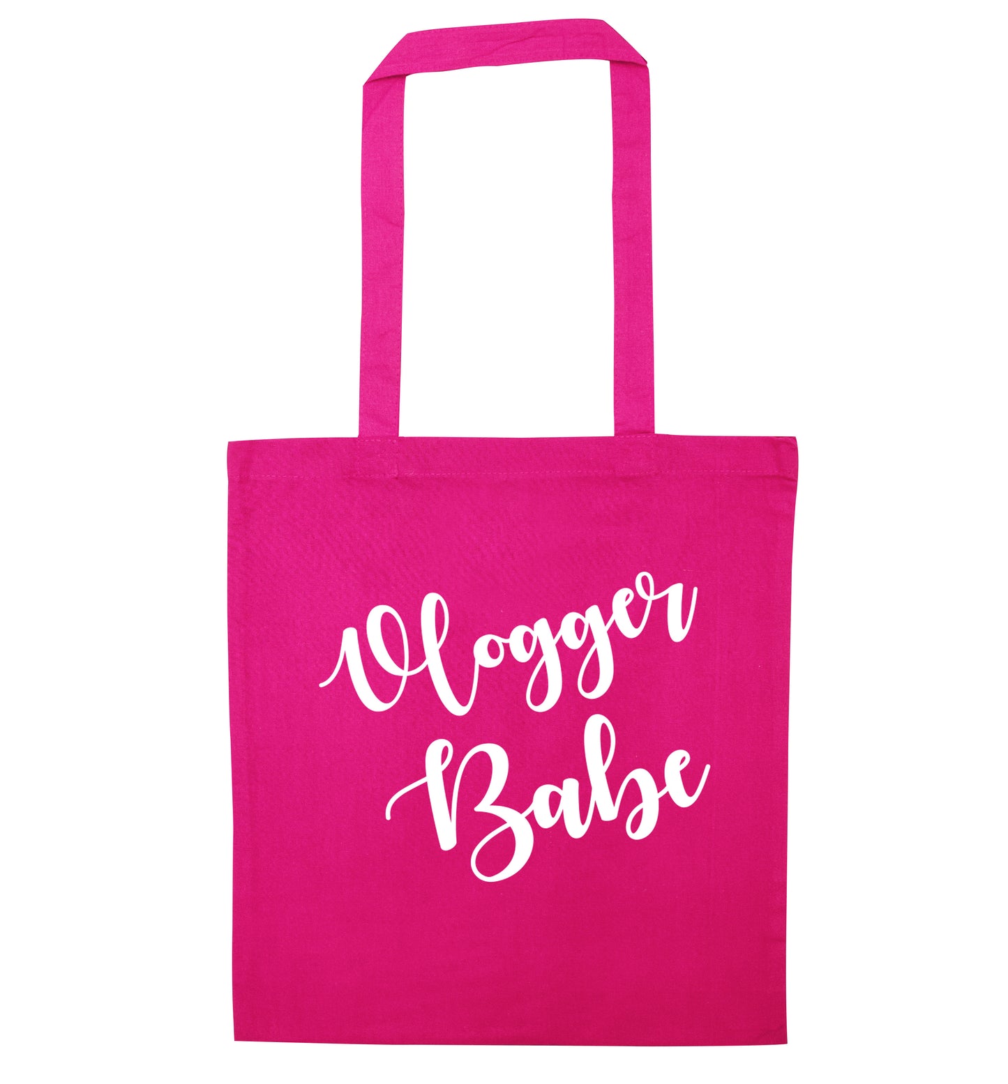 Vlogger Babe pink tote bag