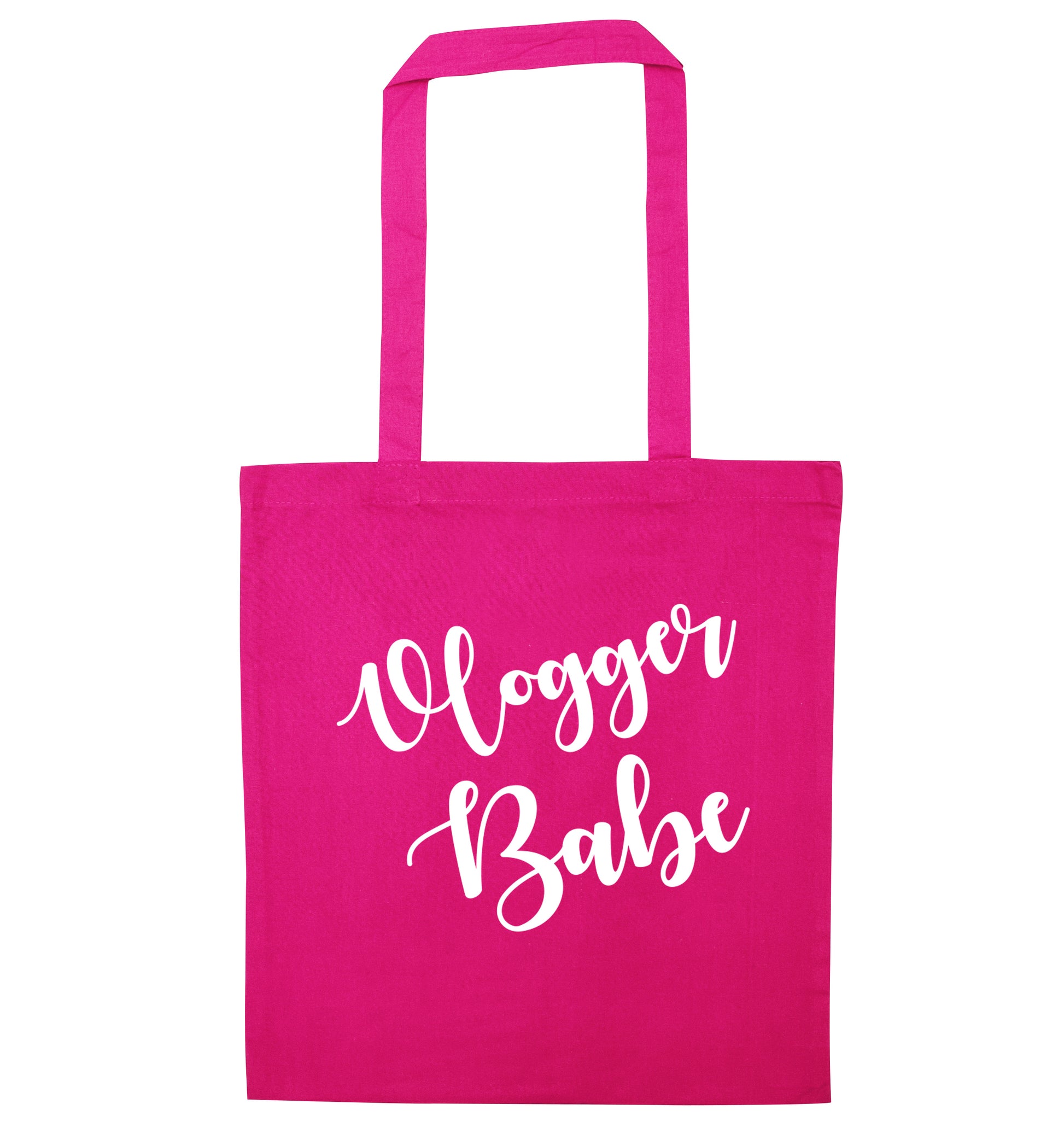 Vlogger Babe pink tote bag