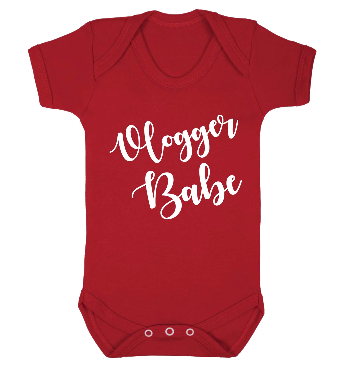 Vlogger Babe Baby Vest red 18-24 months