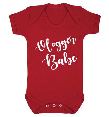 Vlogger Babe Baby Vest red 18-24 months