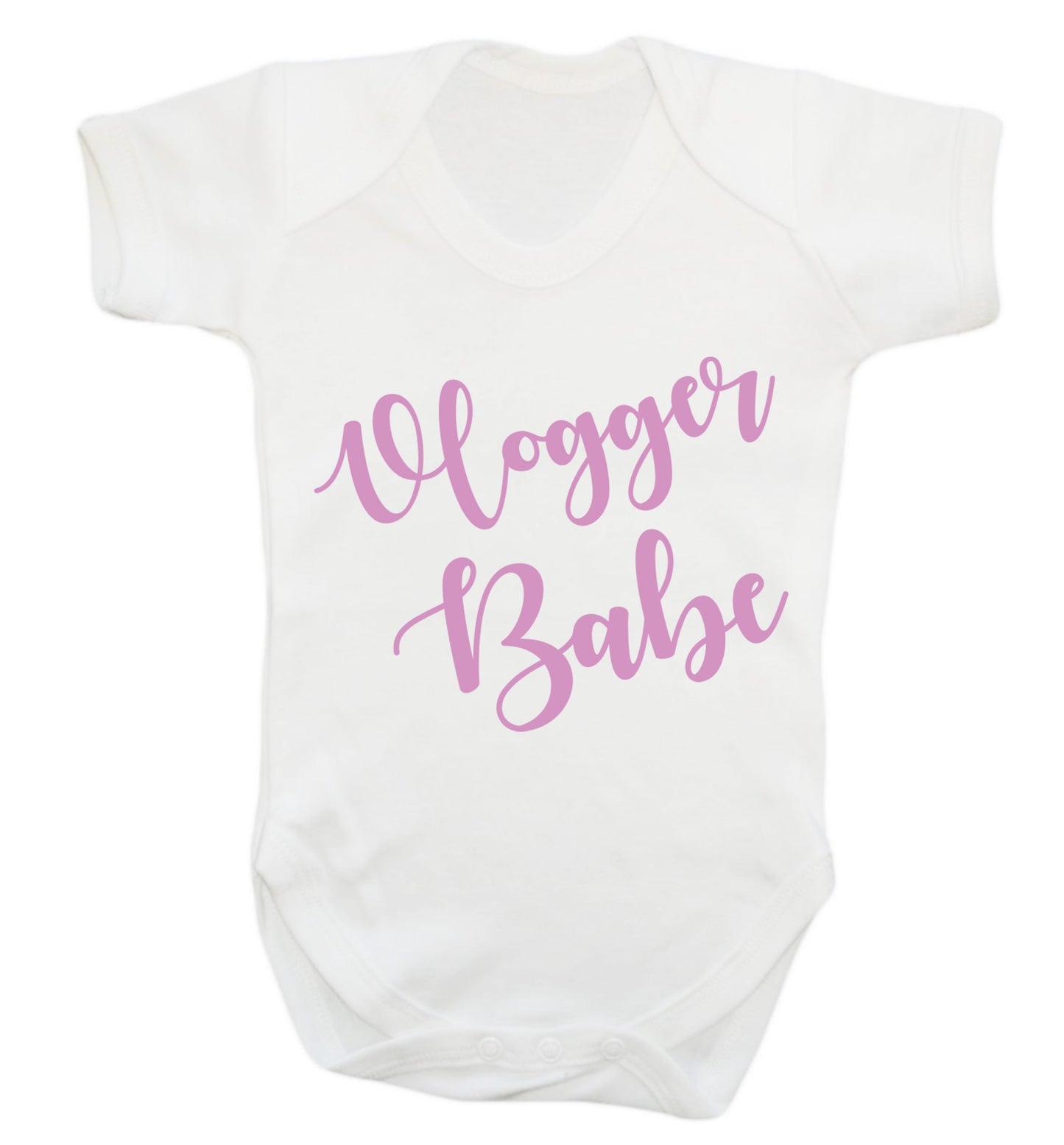 Vlogger Babe Baby Vest white 18-24 months
