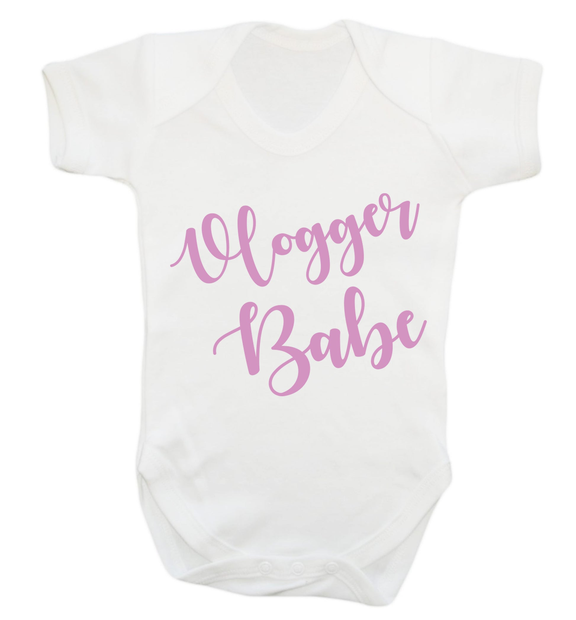 Vlogger Babe Baby Vest white 18-24 months