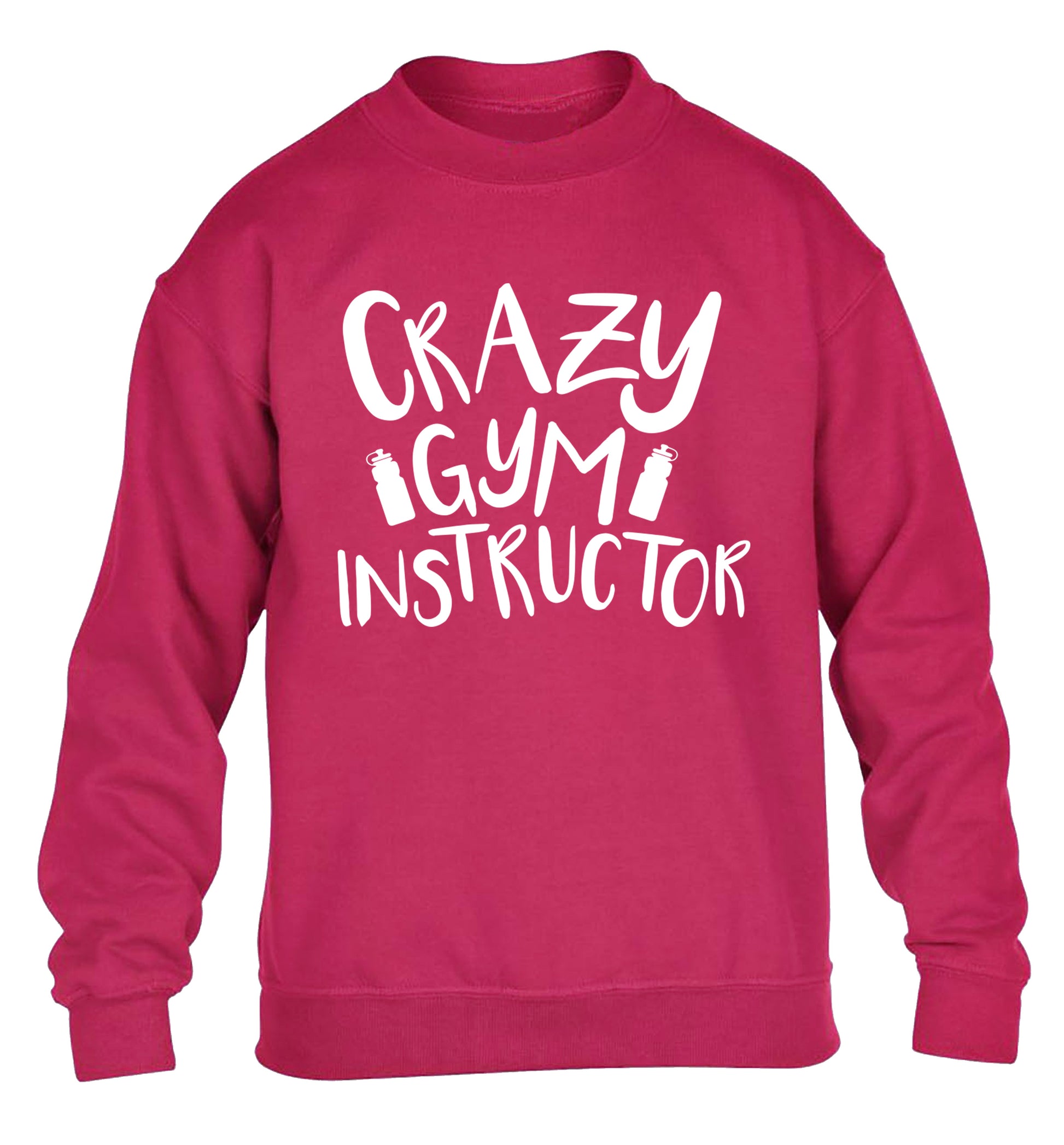 Crazy gym instructor children's pink sweater 12-13 Years