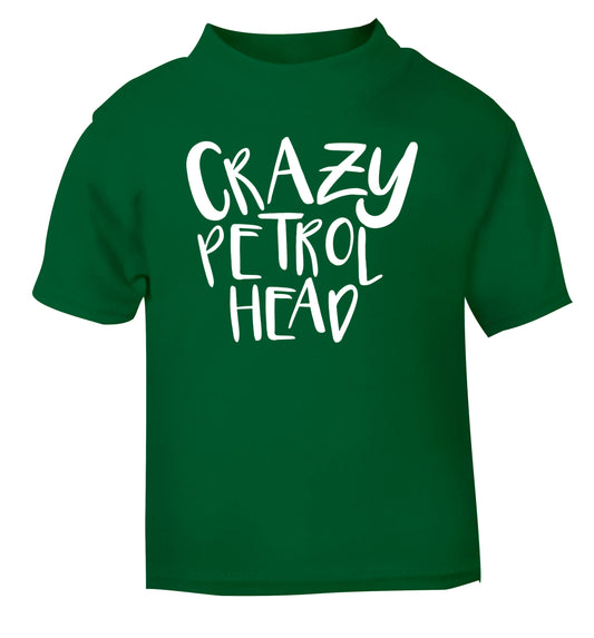 Crazy petrol head green Baby Toddler Tshirt 2 Years