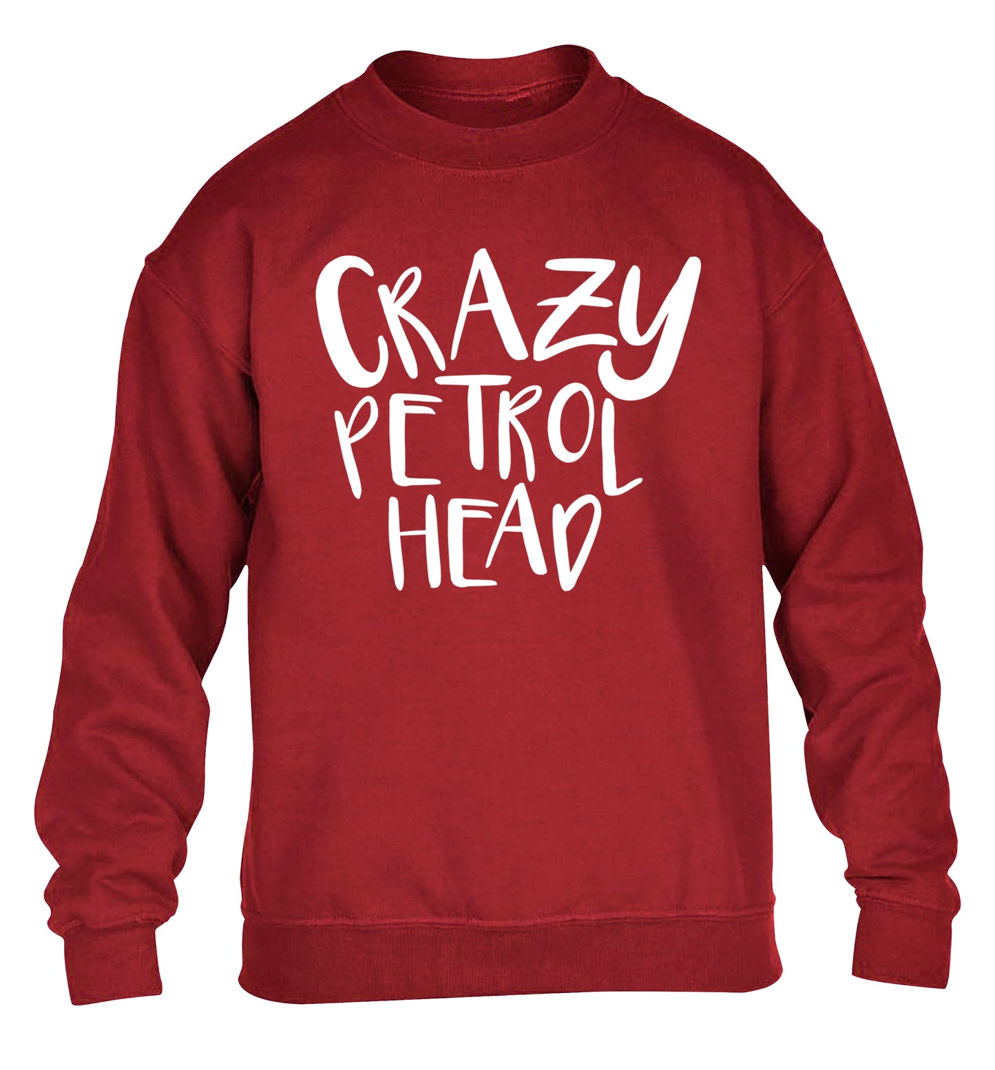Crazy petrol head children's grey sweater 12-13 Years