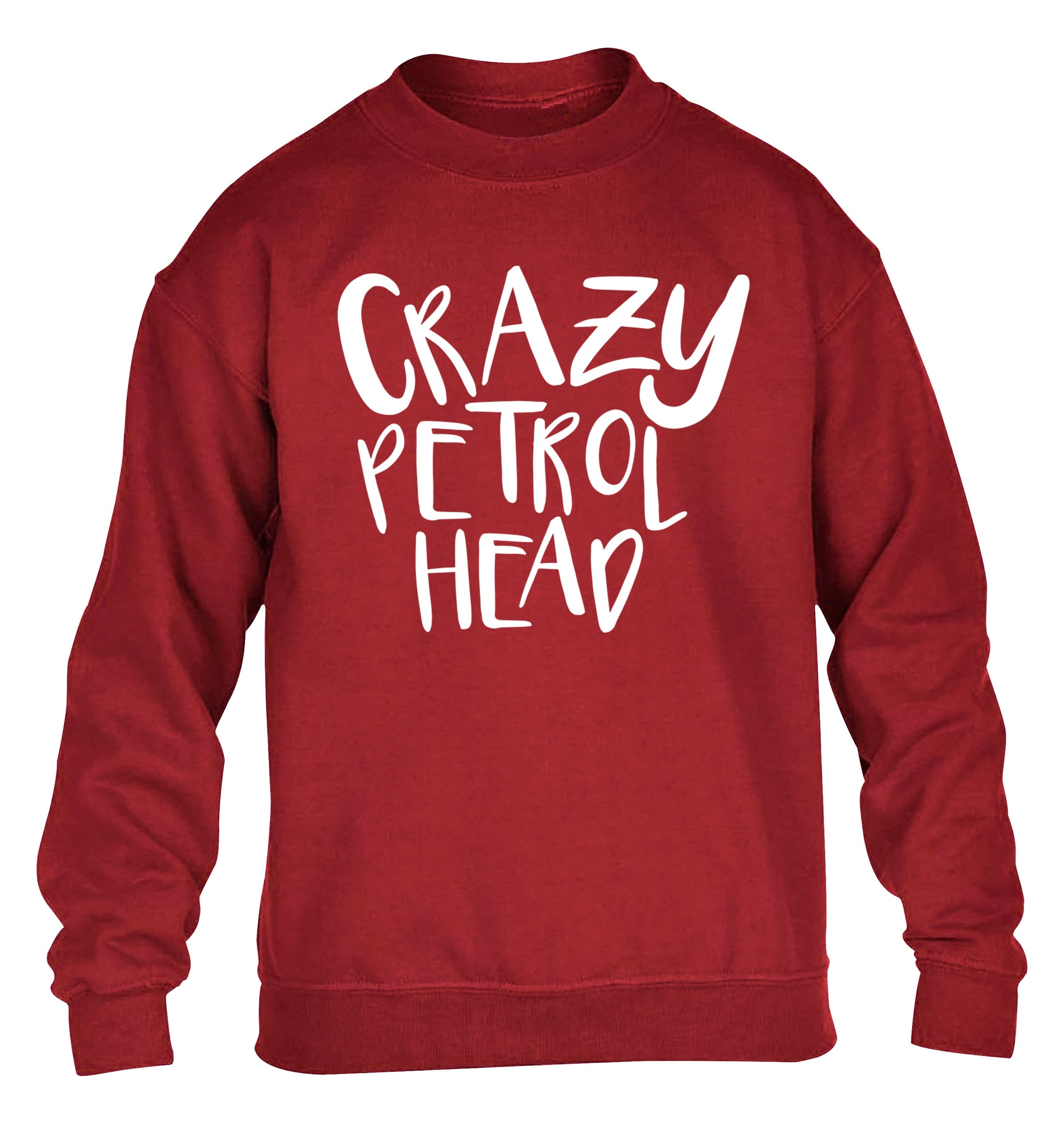 Crazy petrol head children's grey sweater 12-13 Years