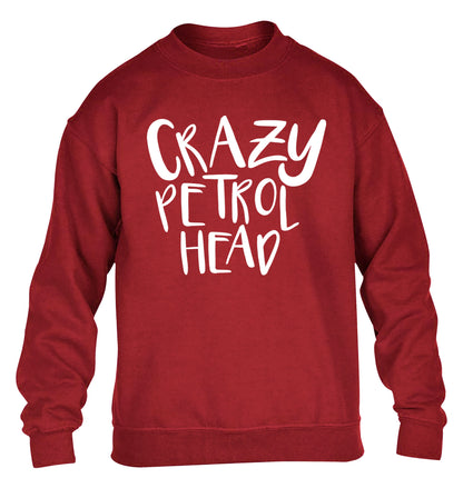 Crazy petrol head children's grey sweater 12-13 Years