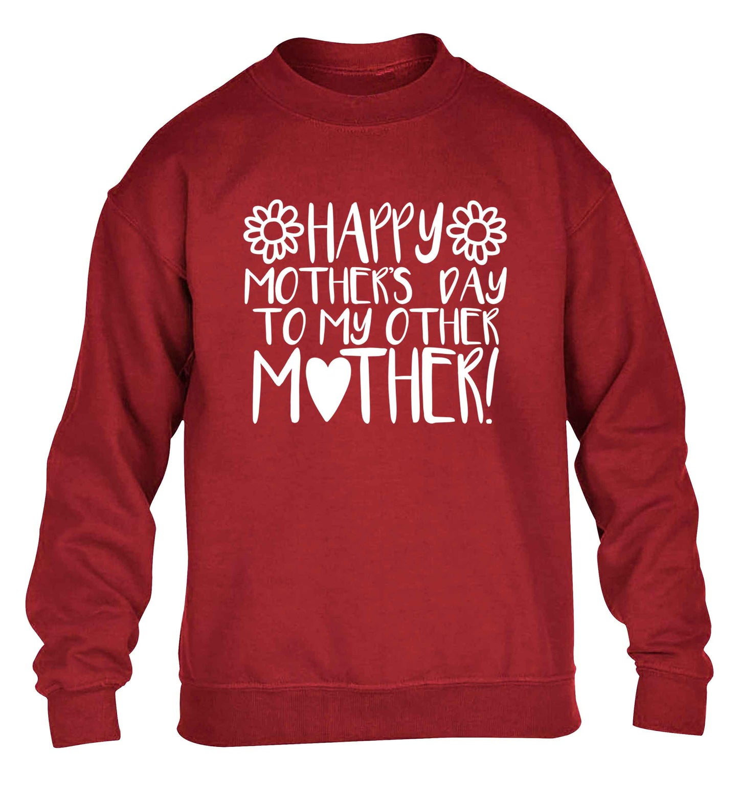 Happy mother's day to my other mother children's grey sweater 12-13 Years