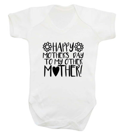 Happy mother's day to my other mother baby vest white 18-24 months