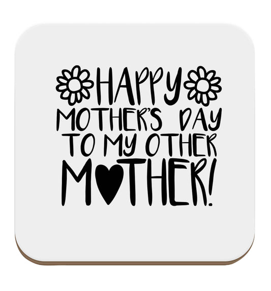 Happy mother's day to my other mother set of four coasters