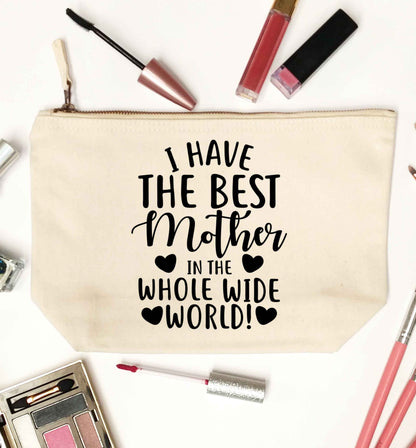 I have the best mother in the whole wide world natural makeup bag