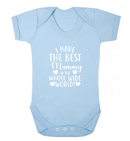 I have the best mummy in the whole wide world baby vest pale blue 18-24 months