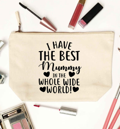 I have the best mummy in the whole wide world natural makeup bag