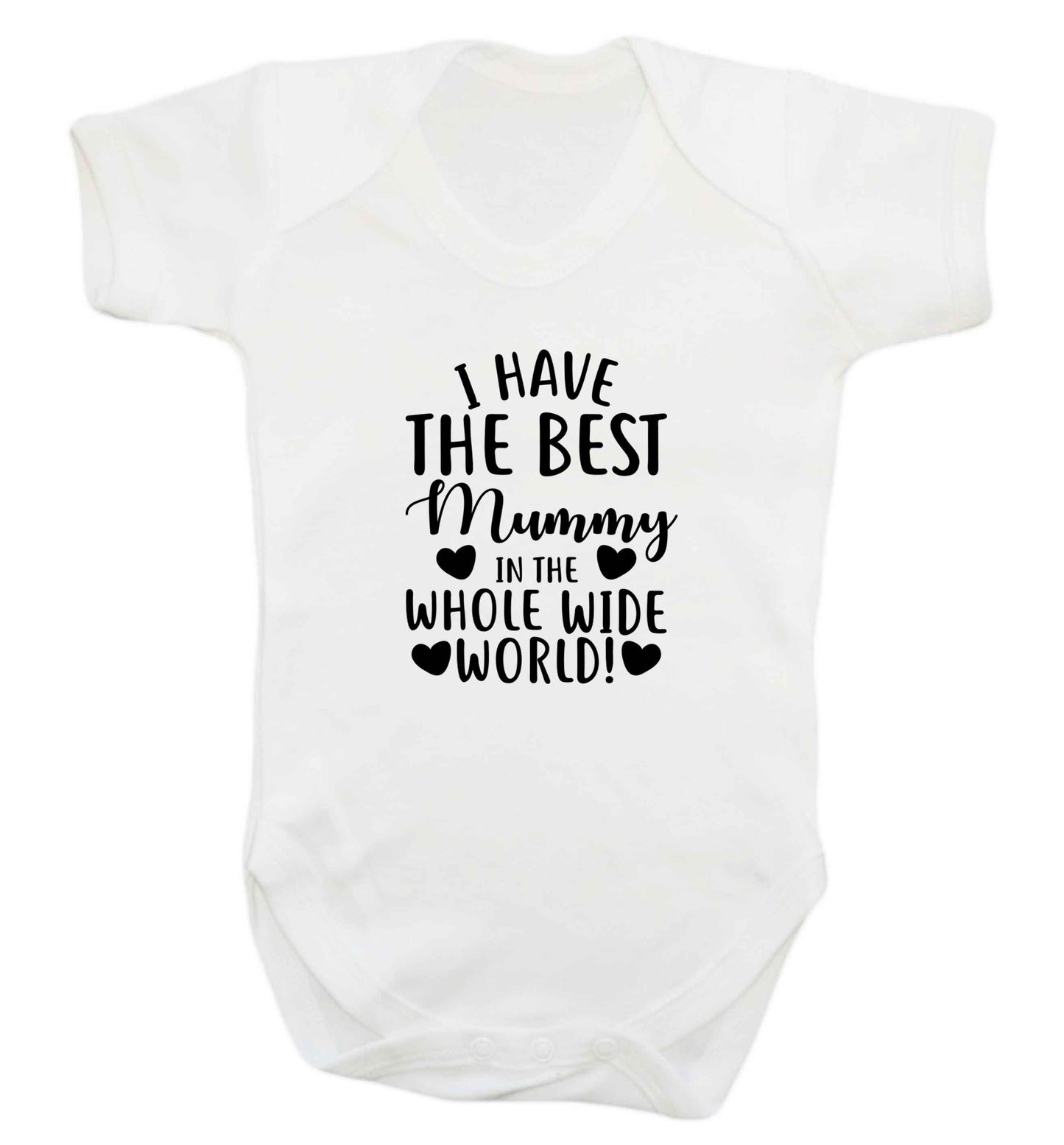 I have the best mummy in the whole wide world baby vest white 18-24 months