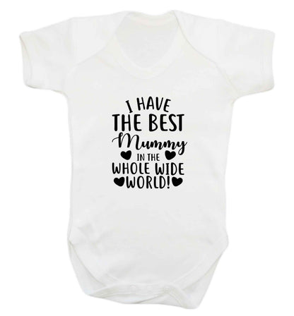 I have the best mummy in the whole wide world baby vest white 18-24 months
