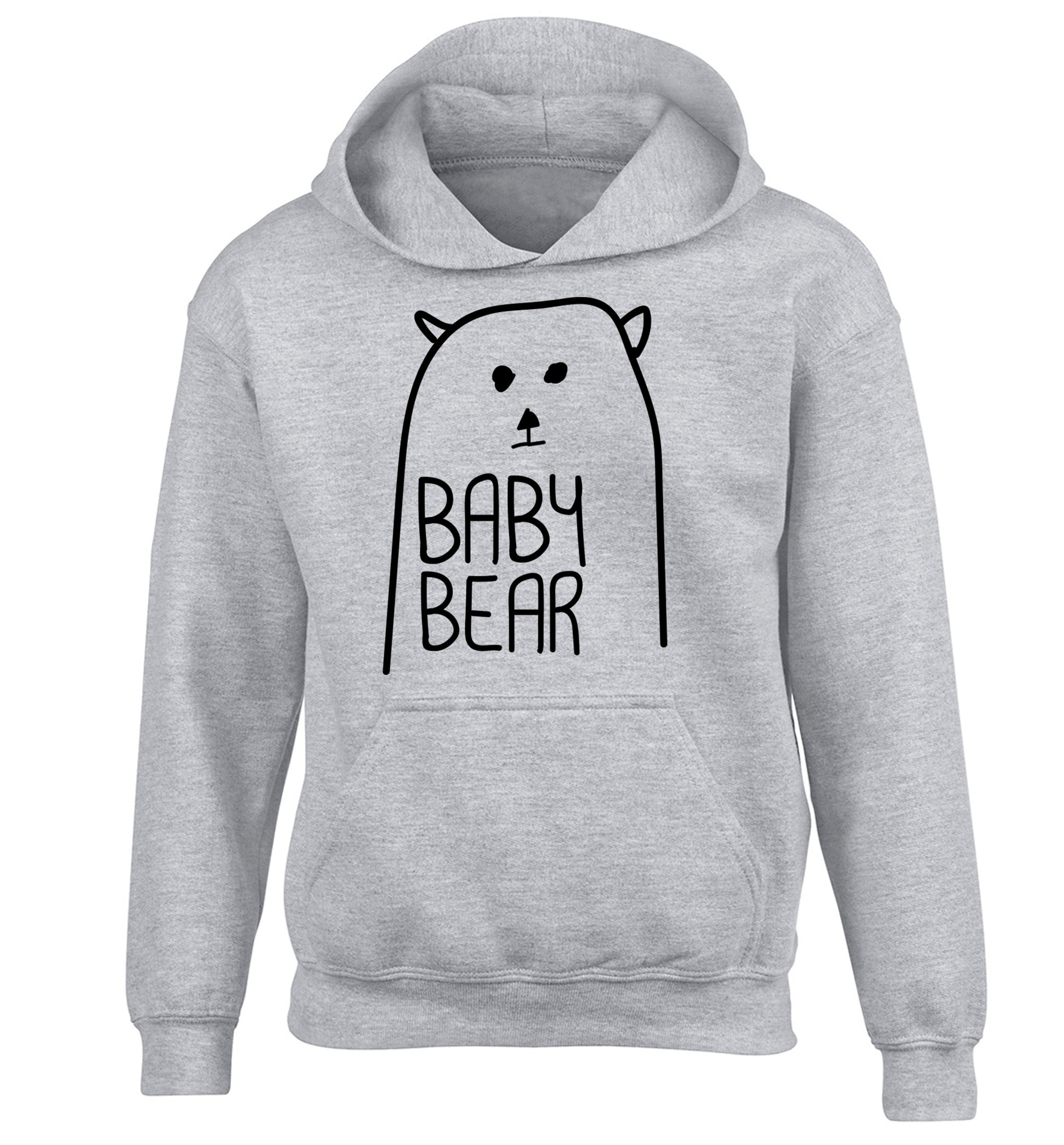 Baby bear children's grey hoodie 12-13 Years