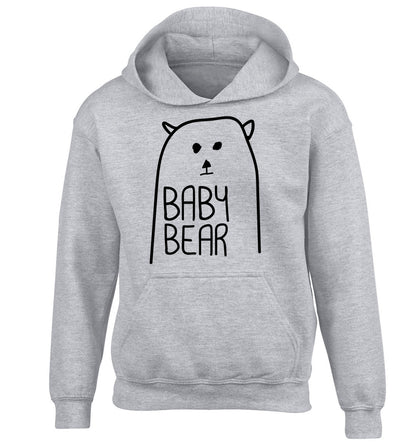 Baby bear children's grey hoodie 12-13 Years